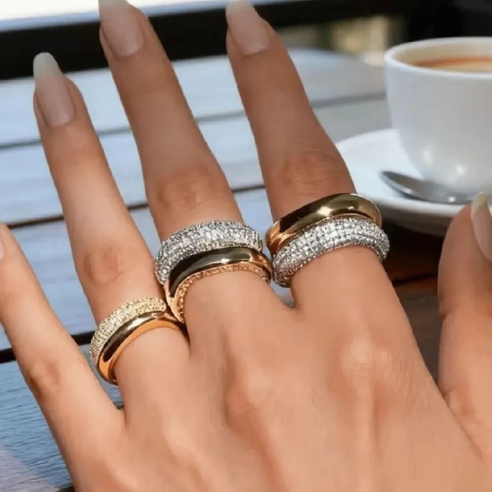 Diamond Ring Set M1352 - Picture 3 of 6